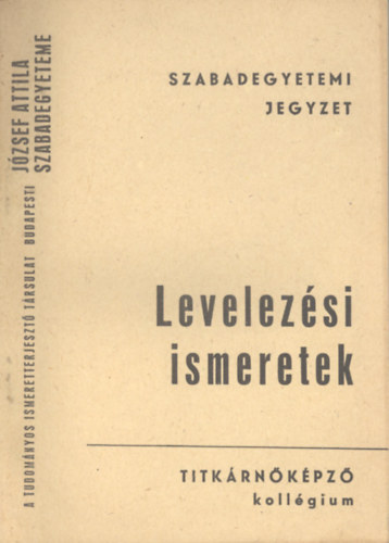 Posch Krolyn - Levelezsi ismeretek