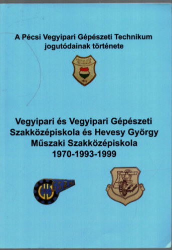Albert-S�t� M�rta - Vegyipari �s Vegyipari G�p�szeti Szakk�z�piskola �s Hevesy Gy�rgy M�szaki Szakk�z�piskola 1970-1993-1999.