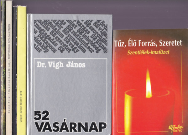 "Vall�sos" k�nyvcsomag : 6db. k�nyv