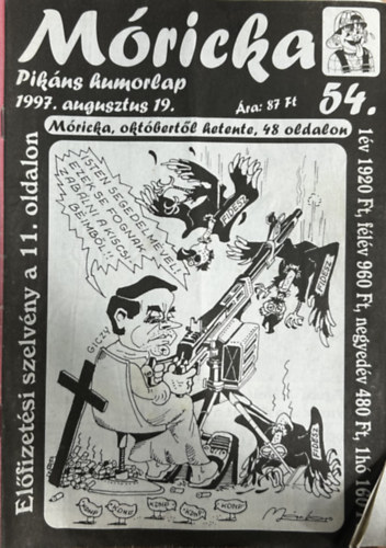 Tbb szerz - Mricka 54 (Pikns humorlap 1997)