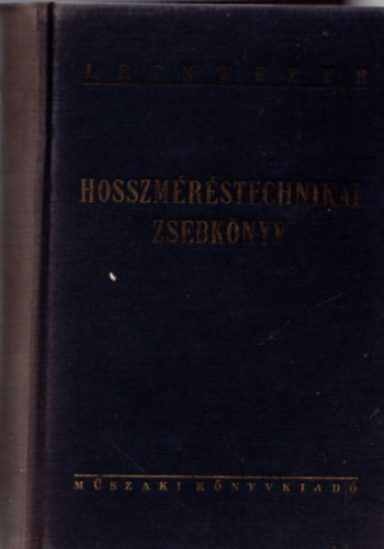 Berndt-Kienzle - Hosszméréstechnikai zsebkönyv