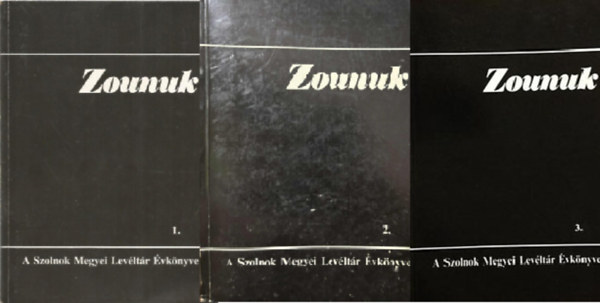 Botka János (szerk.) - Zounuk 1-3.
