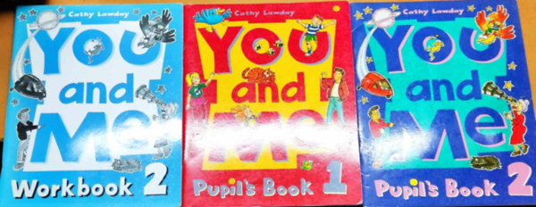 Cathy Lawday - 3 db You and Me: Pupil's Book 1-2. + Workbook 2.