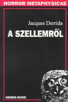 Jacques Derrida - A szellemr�l