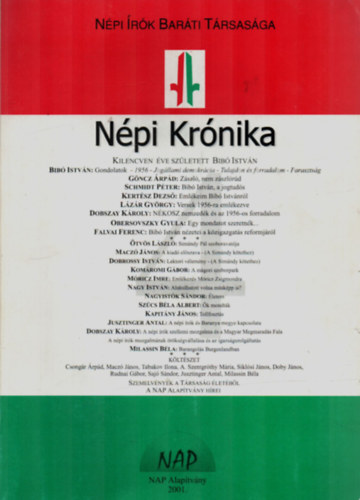 Milassin Bla - Npi Krnika - Npi rk Barti Trsasga 2001/4.