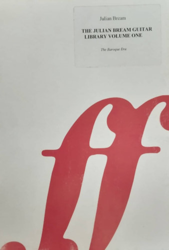 J. Bream - The Julian Bream Guitar Library vol. One (git�rkotta)