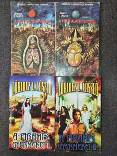L�rinc L. L�szl�  (Leslie L. Lawrence) - "A piramis" teljes sorozat: A F�ld alatti Piramis I-II. + A Piramis gyermekei I-II.
