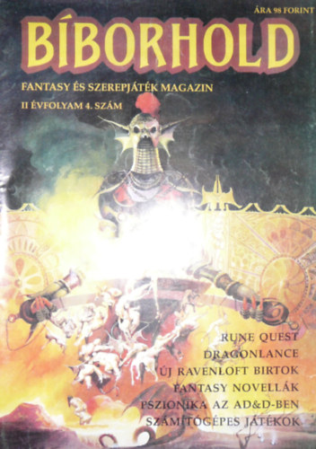 N�dori Gergely - Tihor Mikl�s  (szerk.) - B�borhold II. �vfolyam 4. sz�m