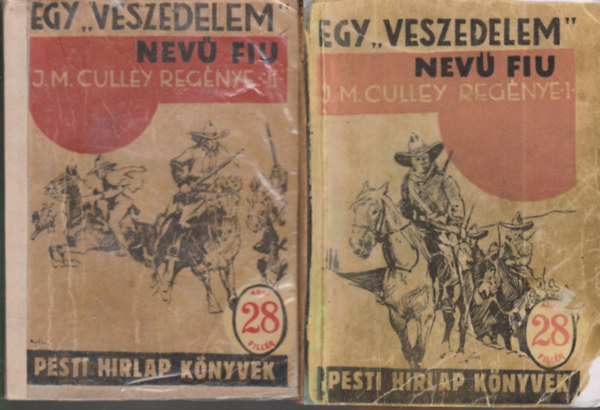 Culley J.M. - Egy "veszedelem" nev fi I-II. (Pesti Hrlap knyvek)