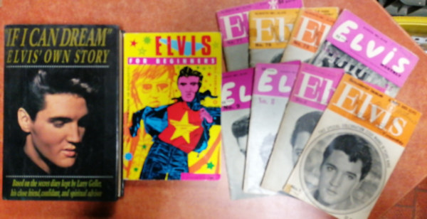 2 db Angol nyelv knyv:Elvis for Beginners+If I Can Dream: Elvis' Own Story