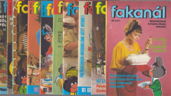 Tiszai Lszl  (szerk.) - 10 db Fakanl magazin 101 szm