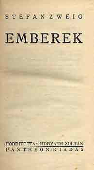 Stefan Zweig - Emberek