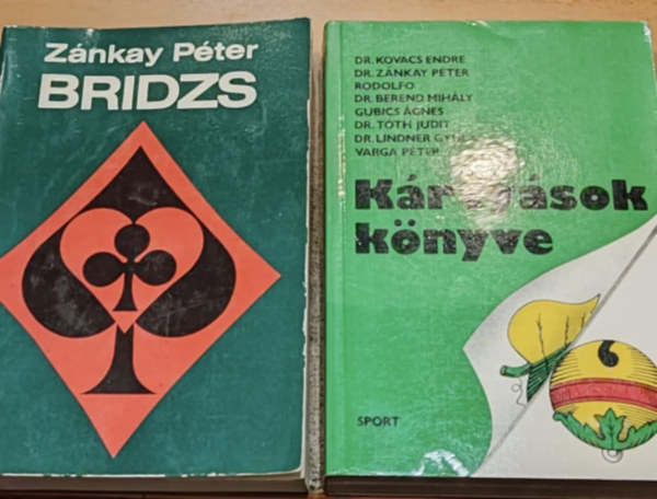 Znkay Pter, Berend Mihly - 2 db krtyajtk knyv: Bridzs + Krtysok knyve