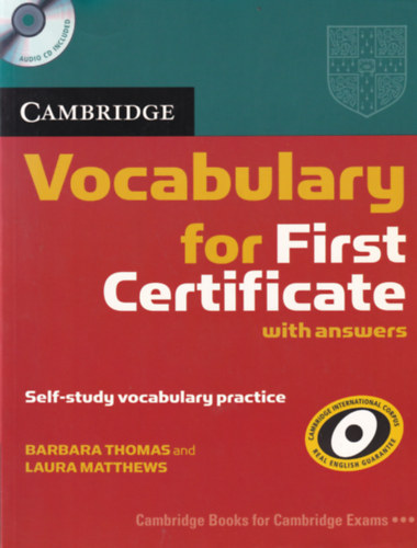 Barbara Thomas, Laura Matthews - Vocabulary for First Certificate with answers