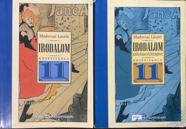 Madocsai László - Irodalom 11. + Irodalom szöveggyűjtemény 11. középiskola (2 kötet)