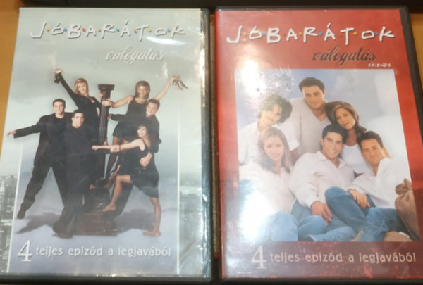 David Schwimmer Jennifer Aniston - 2 db J�bar�tok v�logat�s 4 teljes epiz�d a legjav�b�l (2 DVD)