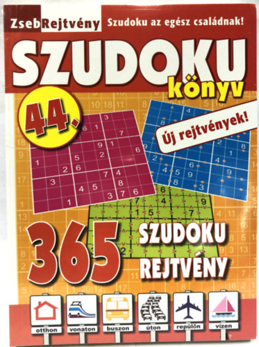 Szudoku knyv 44. - 365 Szudoku rejtvny