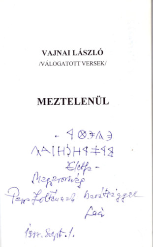 �z Vajnai L�szl� - Meztelen�l- v�logatott veresek dedik�lt