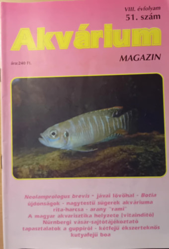 Akv�rium Magazin VIII. �vfolyam 51. sz�m