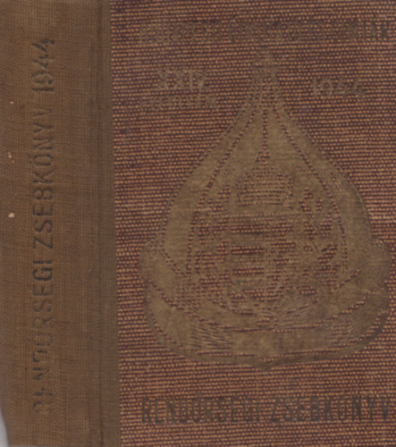Budapesti �tmutat� �s c�mt�r XXIV.�vfolyam 1944.(rend�rs�gi zsebk�nyv)