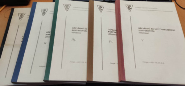 Esztergom - G�pj�rm�- �s motortechnikai konferencia I-V. - (G�pipari Tudom�nyos Egyes�let)