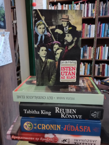A. J. Cronin, Tabitha King, Nasar Sylvia, Jan De Hartog Kavabata Jaszunari - Szépirodalmi könyvcsomag 5 darabos KÖNYVMENTŐ AJÁNLAT: Szépség és szomorúság, Júdásfa, Reuben könyve, Egy csodálatos elme, Isten után az első