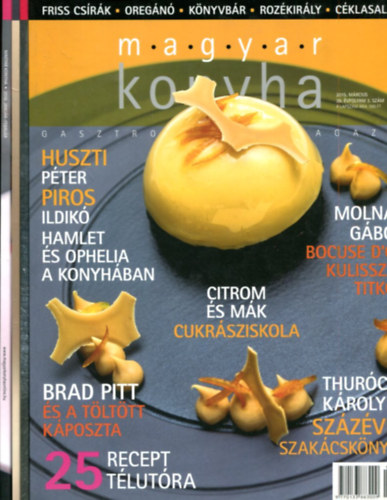 Vinkó József  (Szerk.) - 5 db Magyar konyha - gasztronómiai magazin (2011-2018 január-február-március)