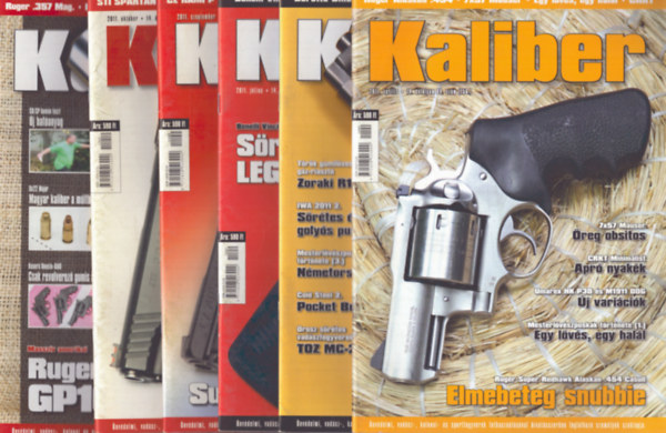 Vass Gbor  (fszerk.) - Kaliber 2011/4., 6., 7., 9., 10., 12. szmok (6 db)