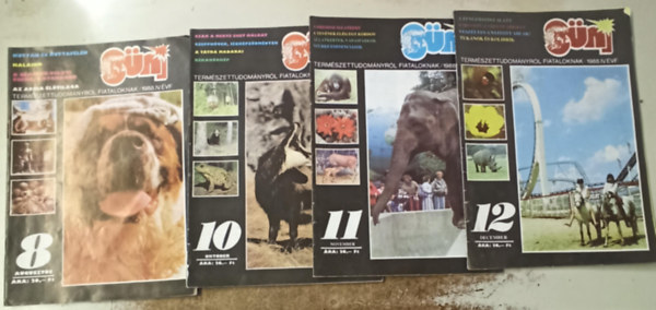 Udvári Gábor (szerk) - Süni magazin 1988 évfolyam: 8+10 +11 +12 számok