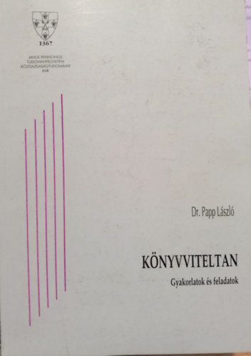 Dr. Papp Lszl - Knyvviteltan - Gyakorlatok s feladatok