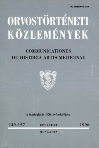 Orvostrtneti kzlemnyek 149-157, 1996