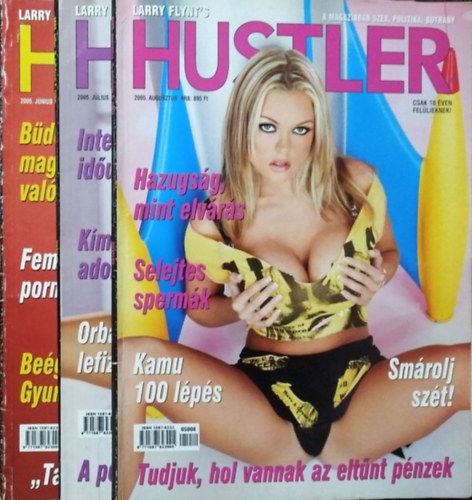 Dri Balzs  (fszerk.) - Hustler - 2005. jnius, jlius, augusztus (3 lapszm)