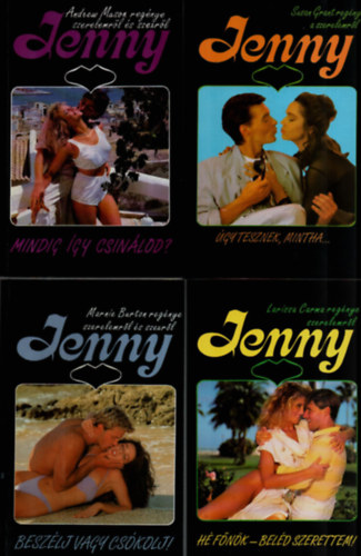 Andrew Mason, Sibylle Simon, Sandra Parker, Francine Dawson, Larissa Carma, Marnie Burton, Susan Grant - 8 db Jenny egy�tt: Mindig �gy csin�lod, �r�ks�g vagy szerelem, Cs�kolj meg, cowboy, K�z�s hull�mhosszon, Mindig ilyen �r�lt vagy, H� f�n�k-bel�d szerettem, Besz�lj vagy cs�kolj, �gy tesznek, mintha.