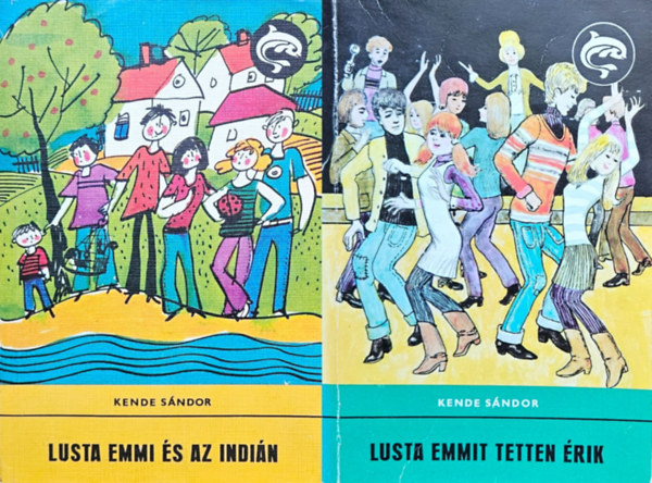 Kende S�ndor - 2 db Lusta Emmi k�tet: Lusta Emmi �s a szerelem + Lusta Emmit tetten �rik