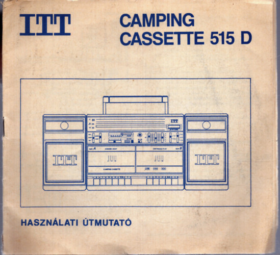 ITT Camping Cassette 515 D használati útmutató
