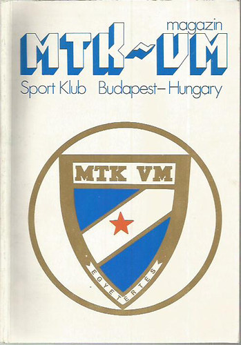 MTK-VM magazin Sport Klub Budapest-Hungary