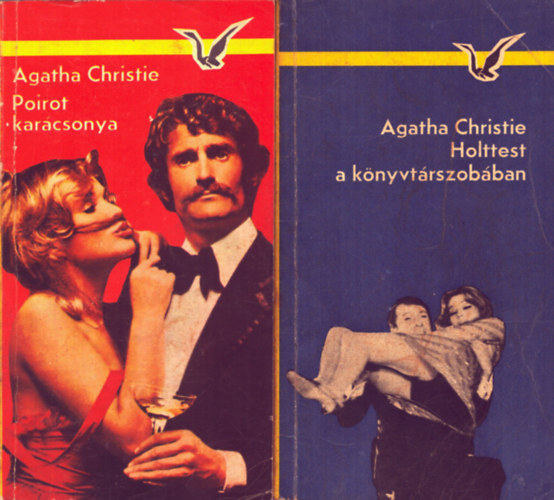 Agatha Christie - 2 db krimi: Holttest a knyvtrszobba+ Poirot karcsonya