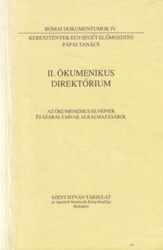 Dr. Nmeth Lszl  (szerk.) - II. kumenikus Direktrium
