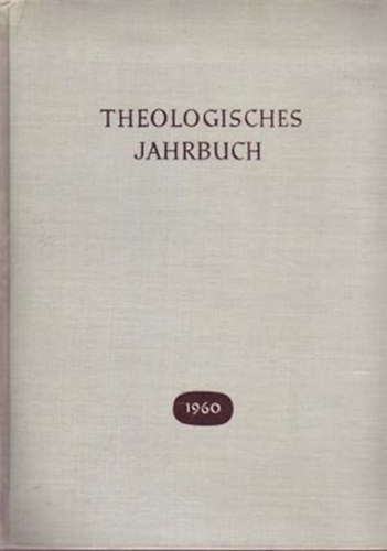 Albert Dnhardt - Theologisches Jahrbuch