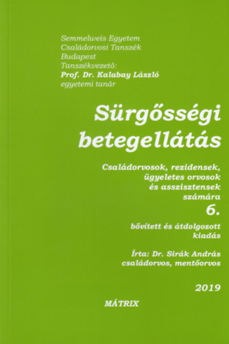 Dr. Sir�k Andr�s - S�rg�ss�gi betegell�t�s