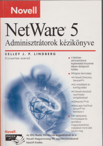 Kelleyj.p. Lindberg - Netware 5 adminisztr�torok k�zik�nyve