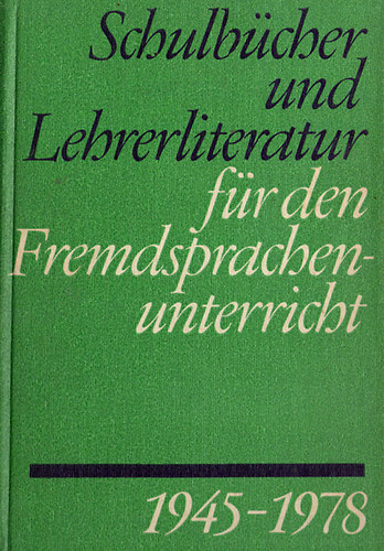 Schulb�cher und Lehrerliteratur f�r den Fremdsprachenunterricht
