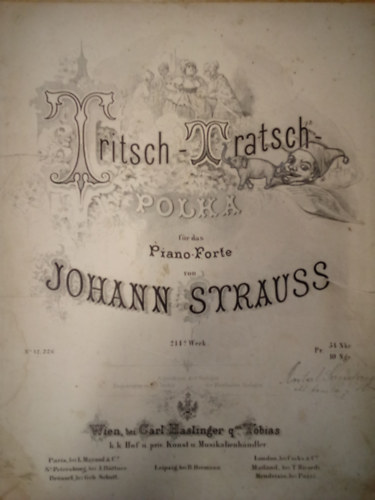 Johann Strauss - Tritsch-Tratsch Polka fr das Piano-Forte