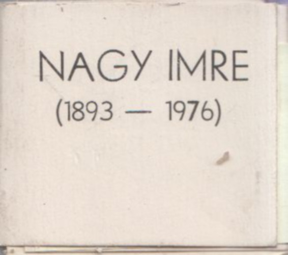 Nagy Imre (1893-1976) (minifzet)
