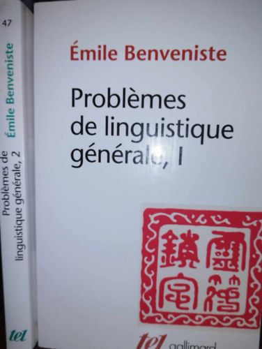 Émile Benveniste - Problemes de linguistique générale I-II. - Az általános nyelvészet problémái