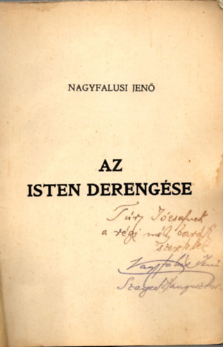 Nagyfalusi Jenő - Az isten derengése