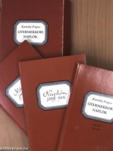 Karinthy Frigyes SZERKESZT� Szalay K�roly - Gyermekkori napl�k I-III. 1898-1899, 1899-1900 - NAPL�M 1988-900 - M�RTANI JEGYZETEK - K�z�r�sos. Ez a k�tet az OSZK-ban 3434 Quart. Hung. 2. jelzettel �rz�tt k�zirat hasonm�sa.