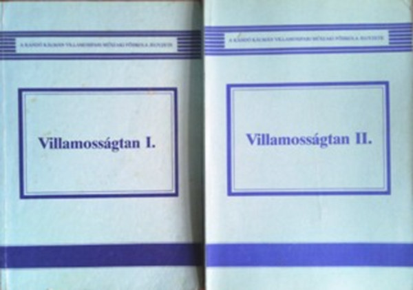 Dr. Selmeczi K.-Schnller A. - Villamossgtan I-II.