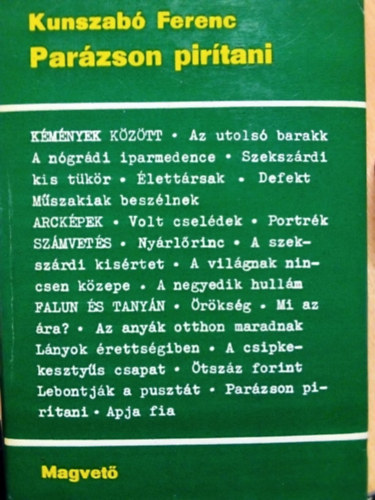Kunszabó Ferenc - Parázson pirítani