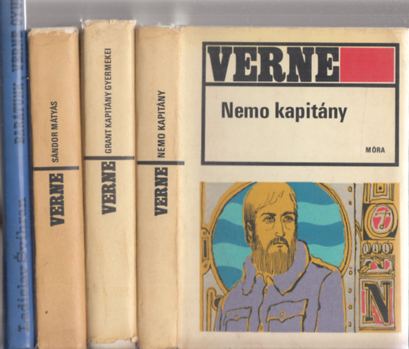 Verne Gyula, Ladislav Svihran - 4db. Verne ktet: Sndor Mtys + Grant kapitny gyermekei + Nemo kapitny + Bartunk, Verne Gyula